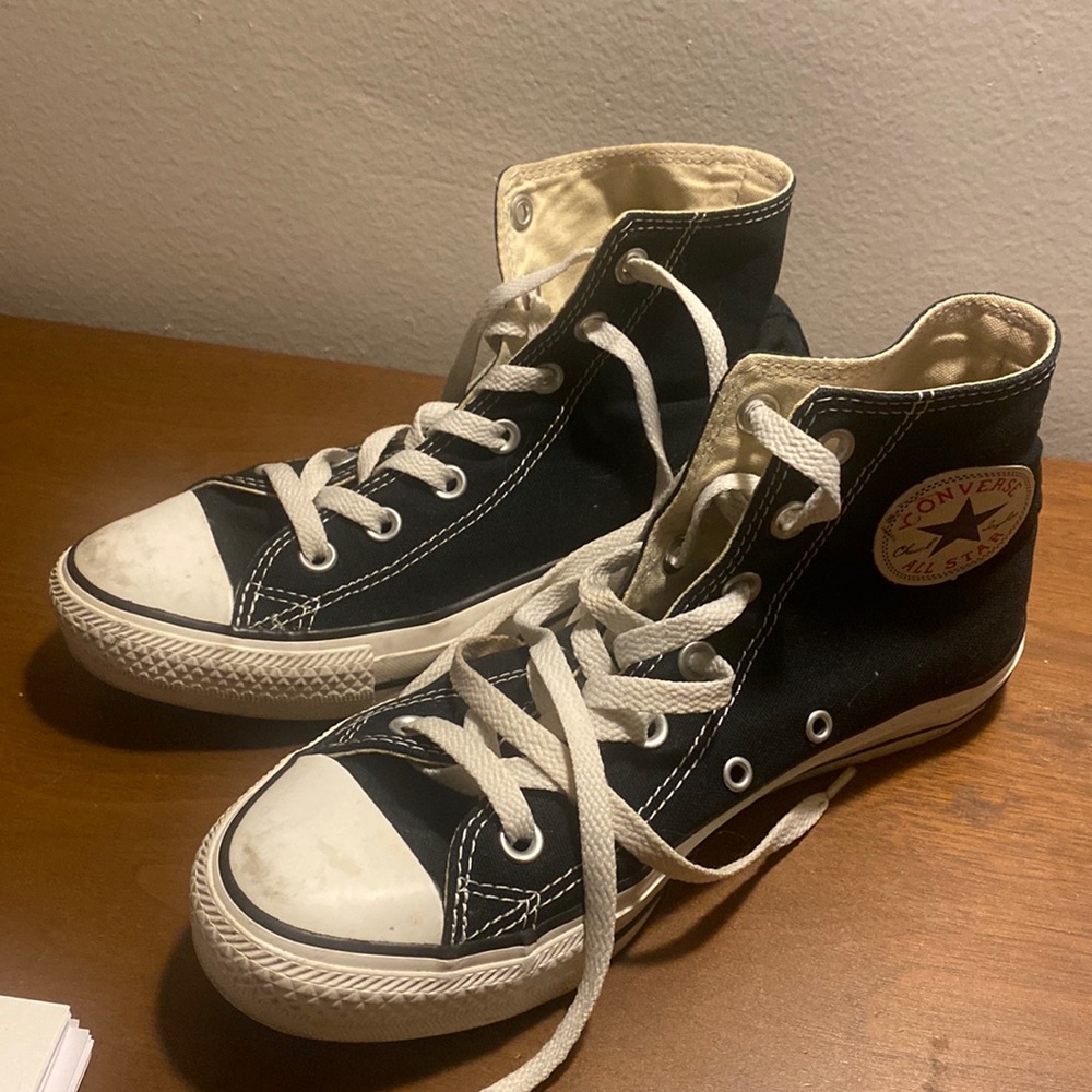 Converse all star high tops black size 38